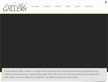 Tablet Screenshot of creightonblockgallery.com